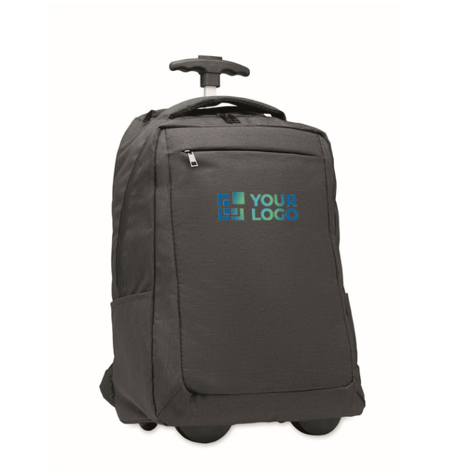 Trolley mochila 2 em 1 com compartimento para portátil 15''