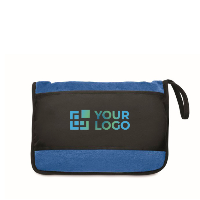 Manta ou almofada para viagens com tira para trolley 220 g/m2