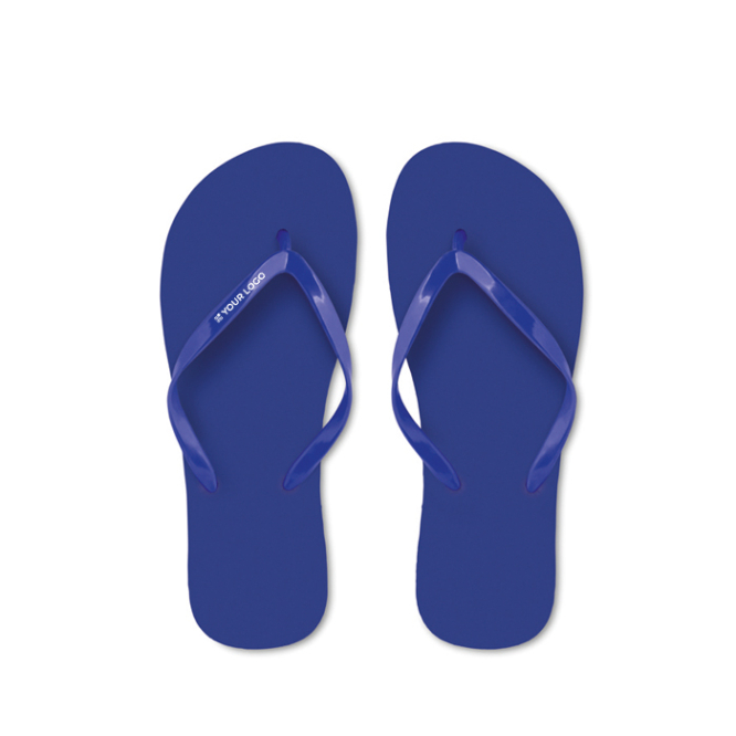 Havaianas de plástico monocromáticas e personalizáveis 