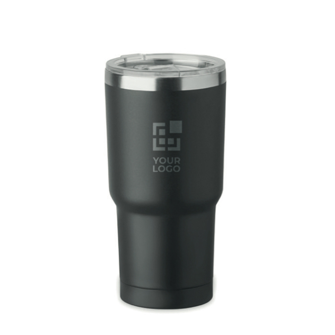 Copo de aço inoxidável com tampa de orifício deslizante 500 ml
