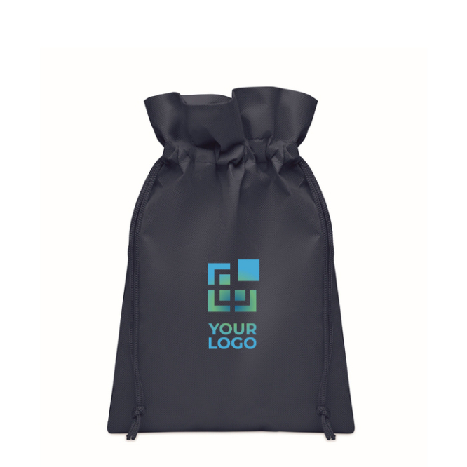 Saquito de cordão monocromático para oferecer de rPET 20 x 30 cm