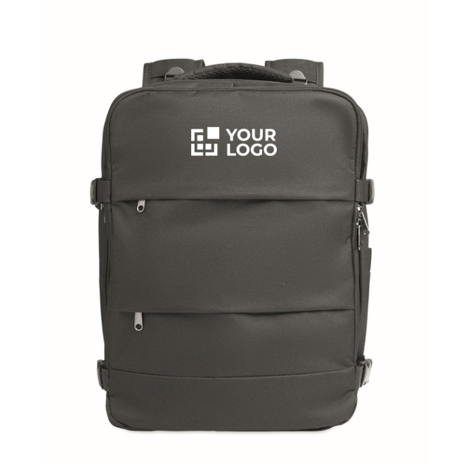 Mochila de cabine expansível de poliéster rPET 600D 15''