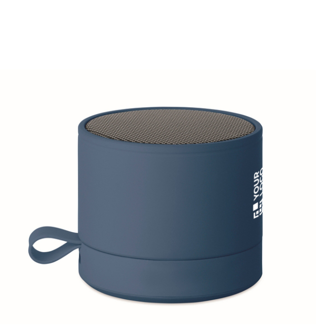 Colunas sem fios metálicas compactas com acabamento de borracha 3 W