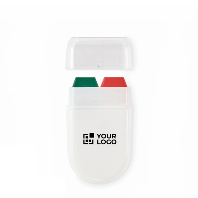 Barra de pintura corporal de várias bandeiras em estojo