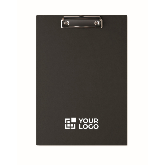 Prancheta de cartão leve com clipe metálico A4