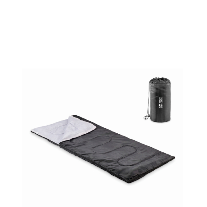 Saco-cama de poliéster 170T com bolsa de transporte