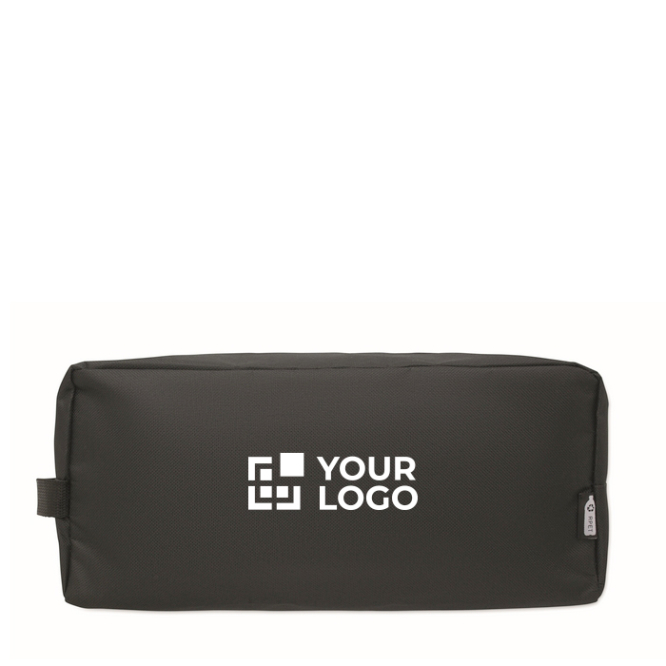 Bolsa para calçado de poliéster rPET 600D com fecho de correr