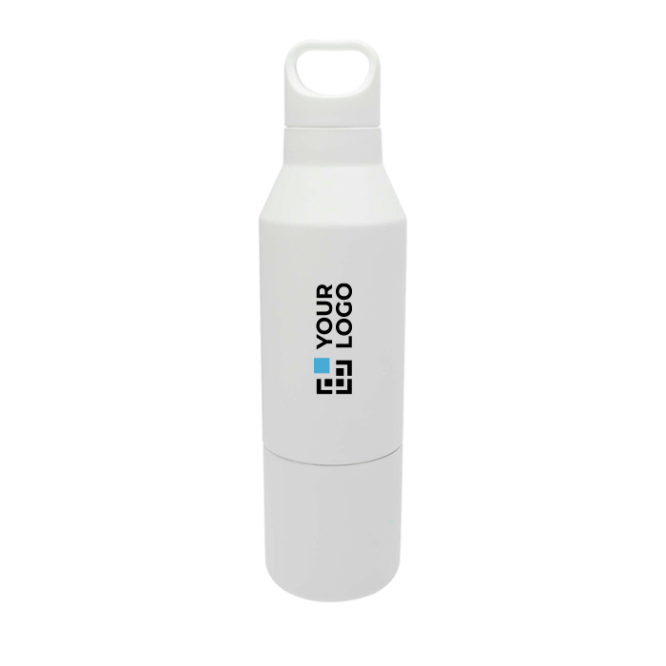 Garrafa térmica, aço inoxidável reciclado com copo amovível 600 ml