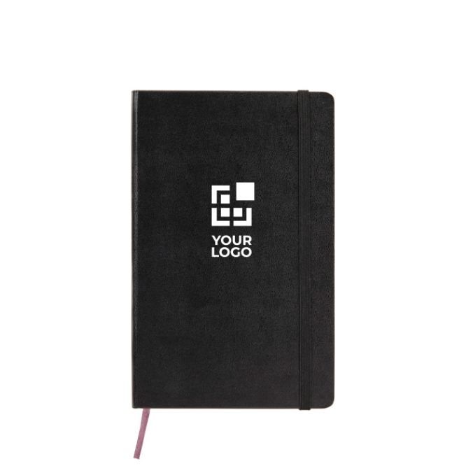Caderno de bolso com capa dura Moleskine Classic com páginas pautadas