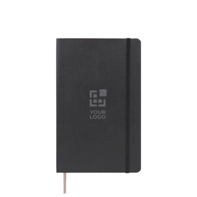 Caderno Moleskine Classic de capa mole e flexível, folhas quadriculadas