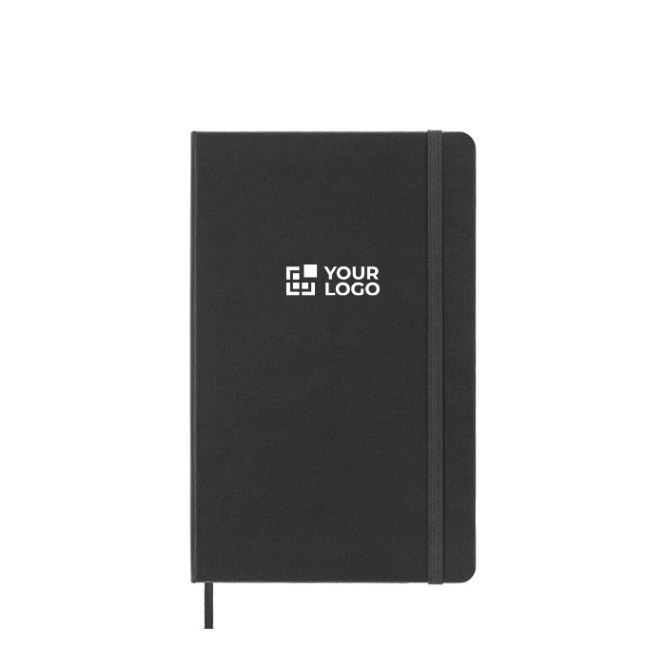 Caderno de desenho médio com bolso interior e fita Moleskine