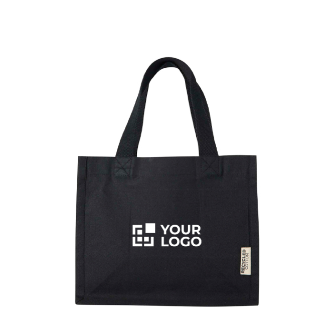 Saco de compras de algodão reciclado 9 L 220 g/m2