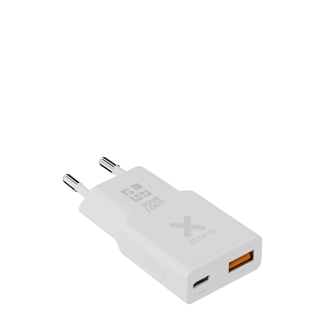 Carregador Xtorm XG2SL025 Go2 SlimLine ultrafino ideal viagens 25 W