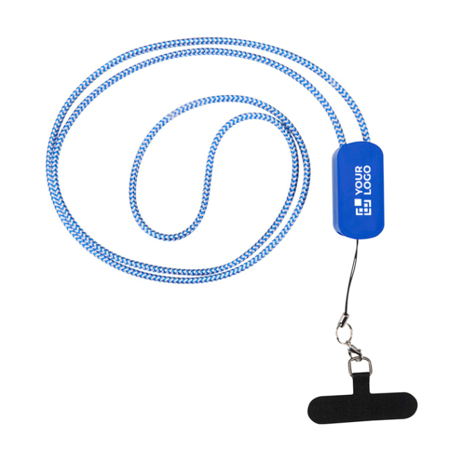 Lanyard para smartphone com cabo 5 em 1 incluído e ligações USB