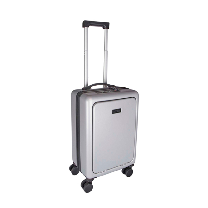 Trolley de cabine de plástico reciclado com compartimento PC 20''