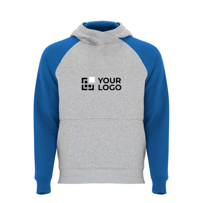 Camisola bicolor para criança com capuz 280 g/m2 Roly Badet 