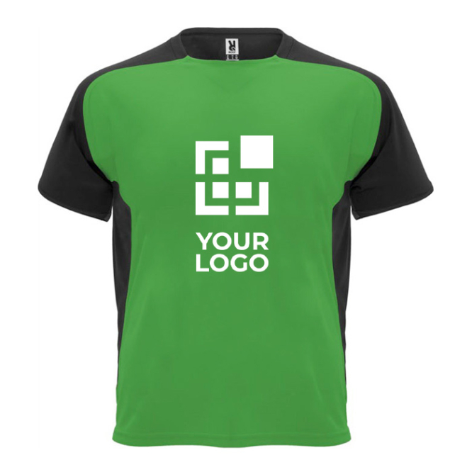 T-shirt desportiva unissexo manga curta em poliéster 140 g/m2 Roly 