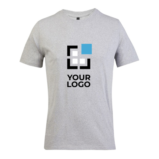 T-shirt unissexo de materiais reciclados de gola redonda