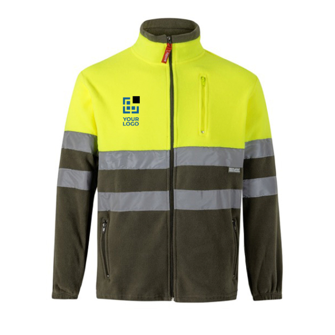 Casaco softshell de poliéster/elastano com refletor 280 g/m2 Velilla 