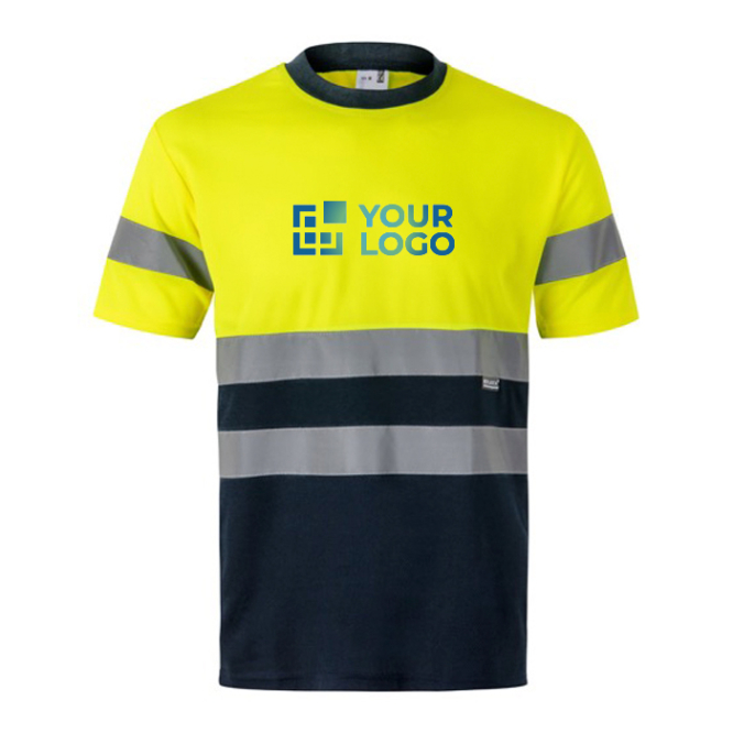 T-shirt de trabalho técnica extragrande muito visível 140 g/m2 Velilla 