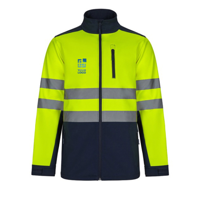 Casaco polar softshell poliéster/elastano extragrande 280 g/m2 Velilla 
