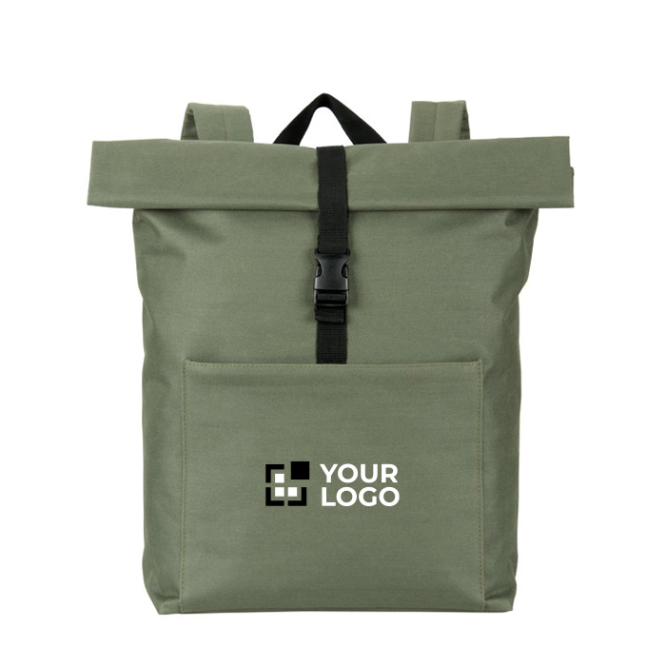 Mochila multiusos com fecho enrolável para portátil 17,3