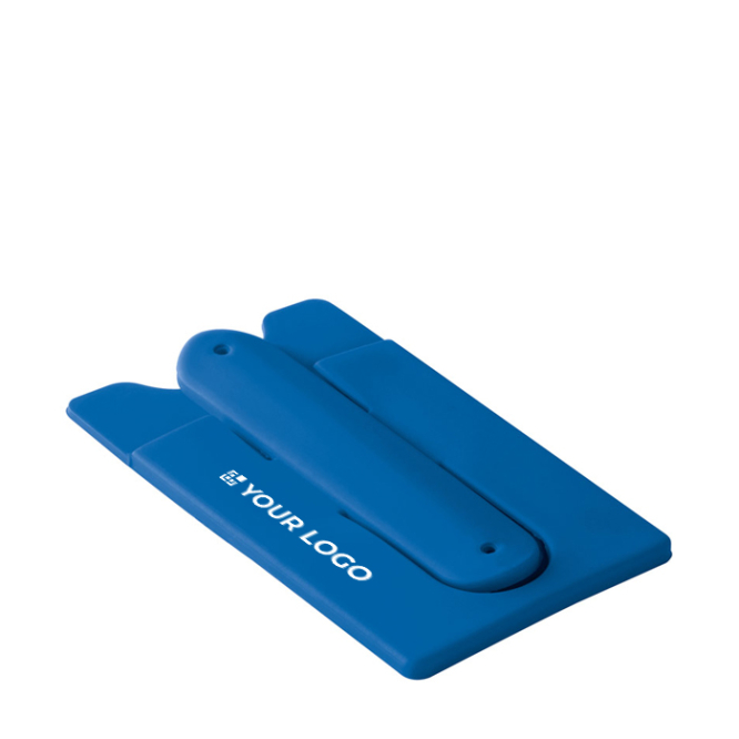 Porta-cartões com suporte para smartphone vista principal
