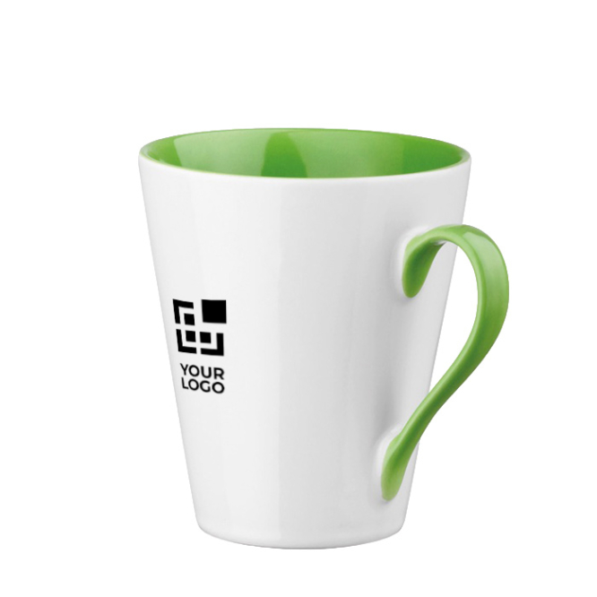 Caneca personalizável de cerâmica vista principal
