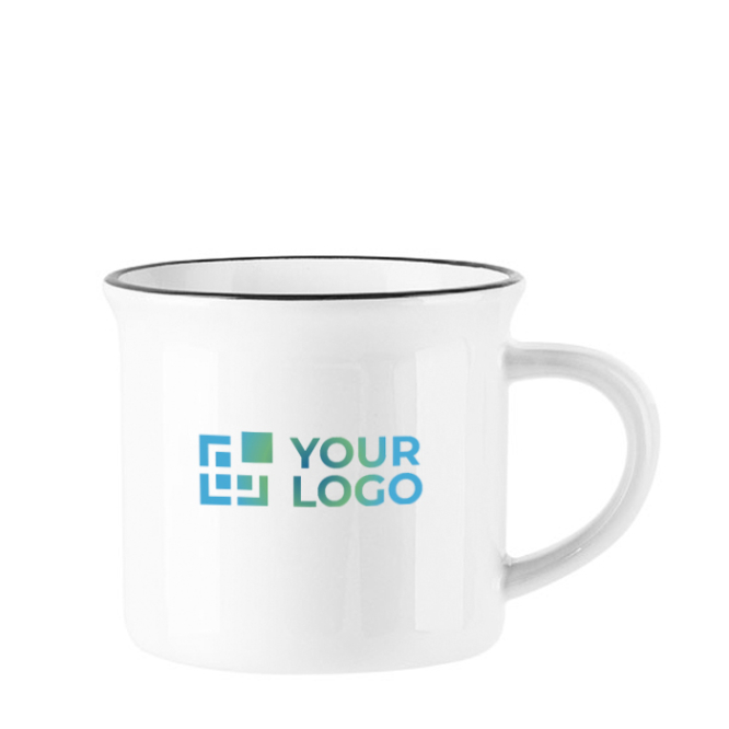 Caneca de cerâmica ideal para sublimação com capacidade 280 ml