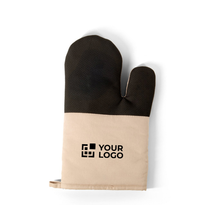 Luva de cozinha 100% algodão com silicone antiderrapante