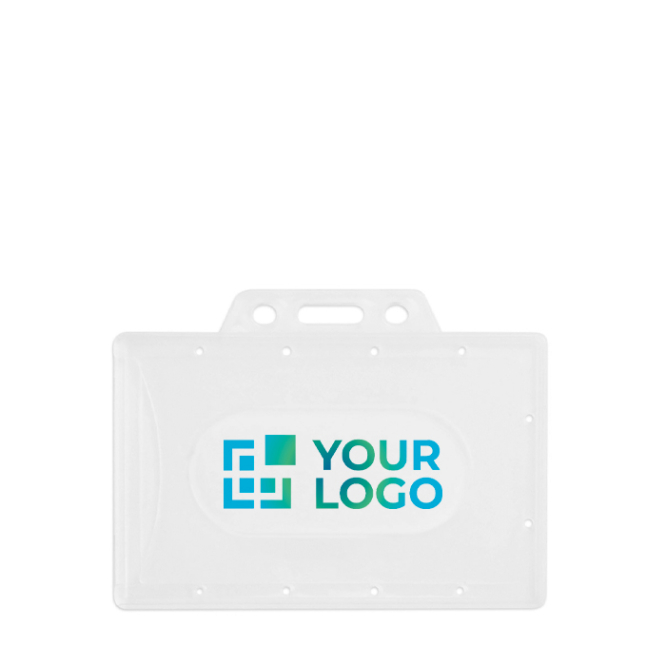 Porta-cartões rígido para cartões de plástico, leve e duradouro 8,6x5,4cm