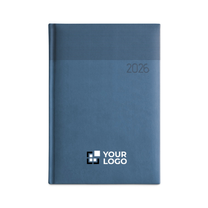 Agenda A5 personalizada com logo vista principal
