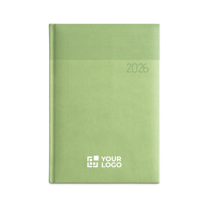 Agenda A5 personalizada com logo vista principal