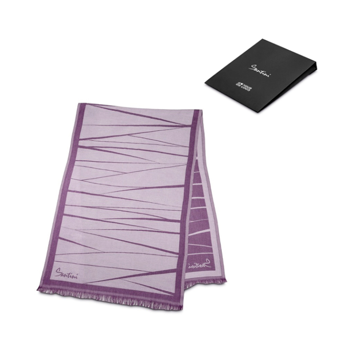 Lenço elegante para mulher feito de viscose e poliéster 225 g/m2