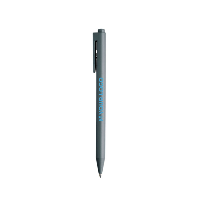 Esferográfica de plástico de cor única com tinta azul estilo gel vista principal