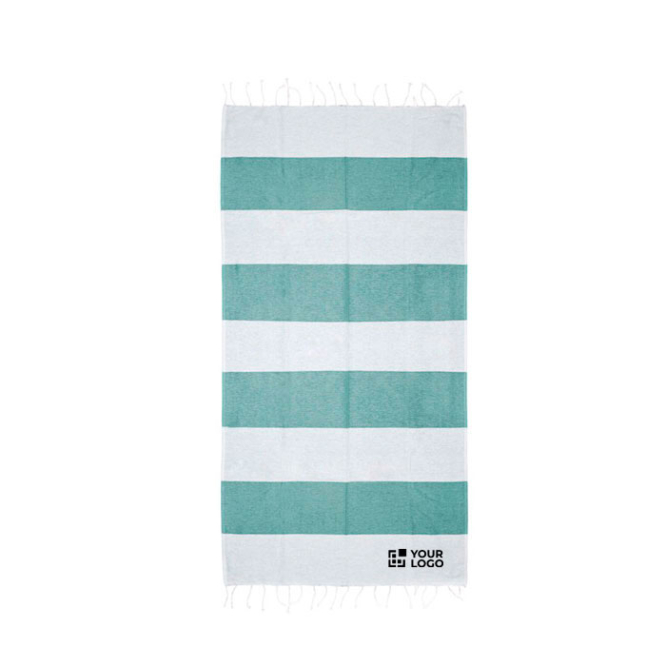 Toalha de praia de algodão e poliéster 90x180cm de 180 g/m2 vista principal