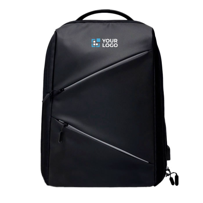 Mochila antirroubo de poliéster com refletores para PC 15,6'' vista principal