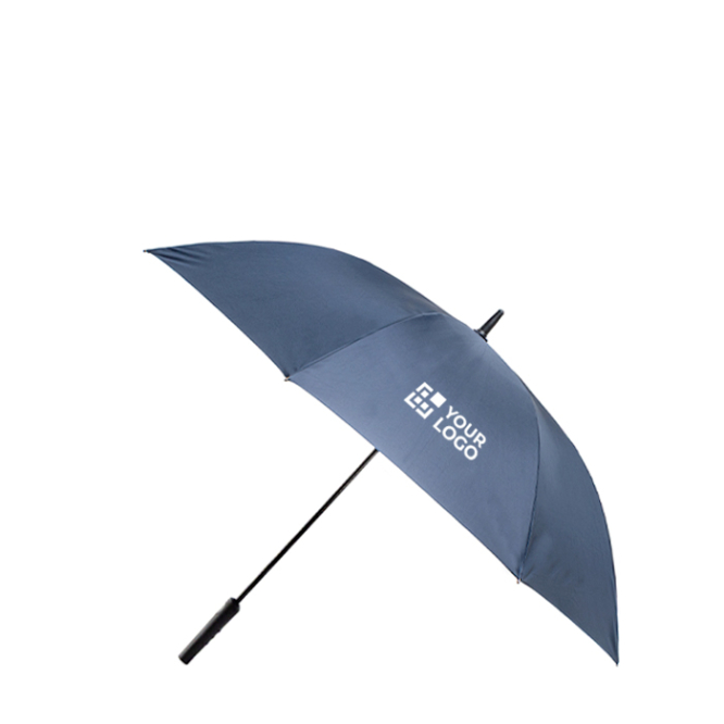 Guarda-chuva automático de rPET com punho tipo golfe e 8 painéis Ø120