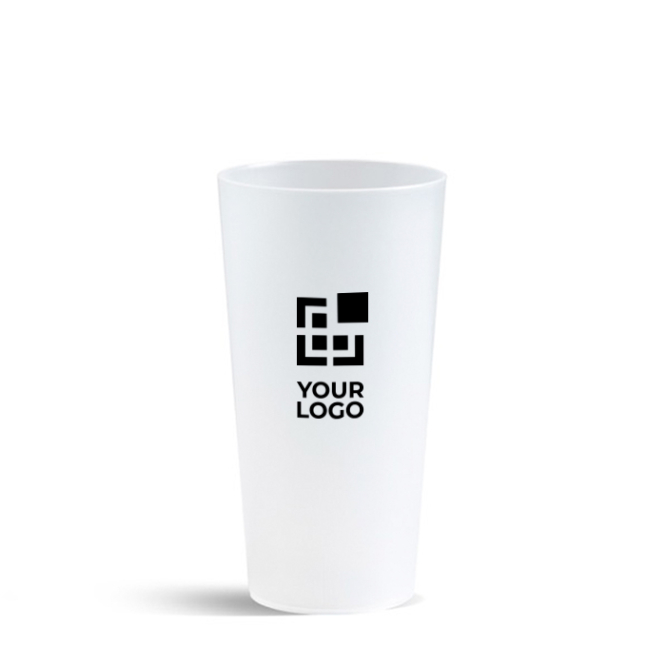 Copo de plástico reutilizável ideal para festas, feito na UE 400 ml