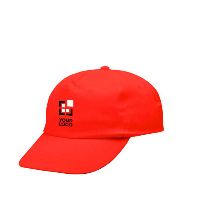 Boné de algodão e poliéster com fecho de velcro 125 g/m2 vista principal