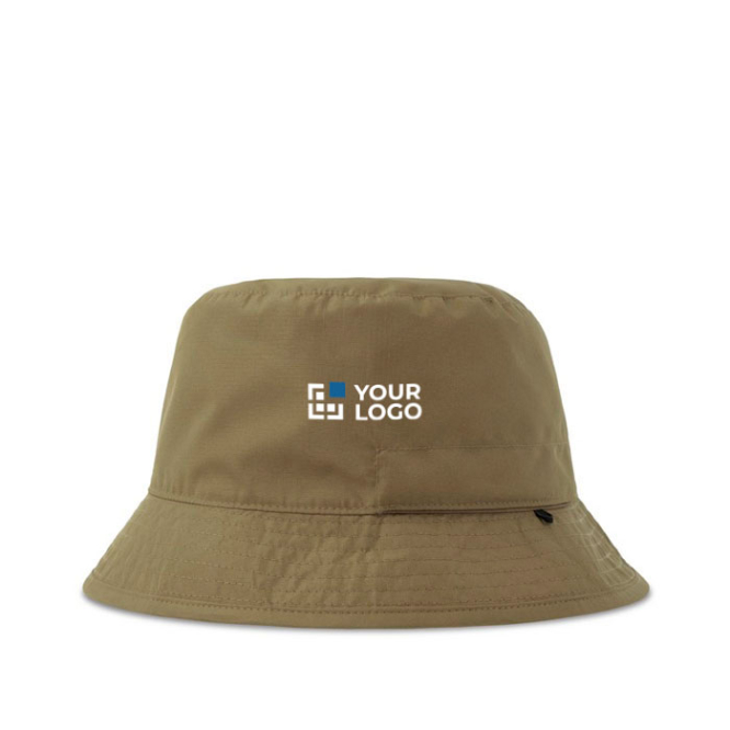 Chapéu bob reversível de poliéster reciclado impermeável 85 g/m2 vista principal