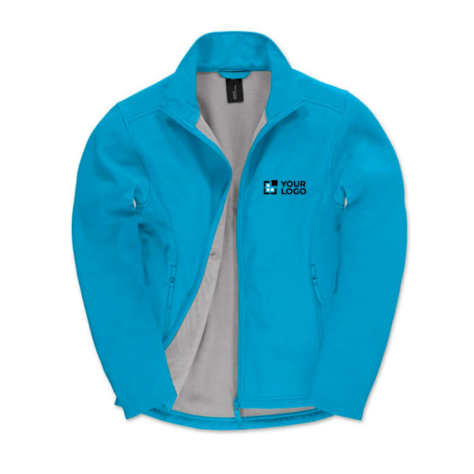Casaco softshell elástico de poliéster para homem 300 g/m2 B&C vista principal
