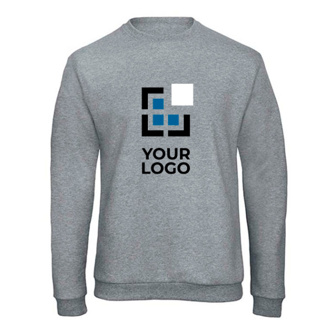 Sweatshirt de algodão e poliéster com gola redonda, 270 g/m² B&C 