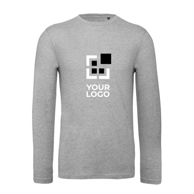 T-shirt de homem de manga comprida de algodão orgânico 140 g/m² B&C vista principal