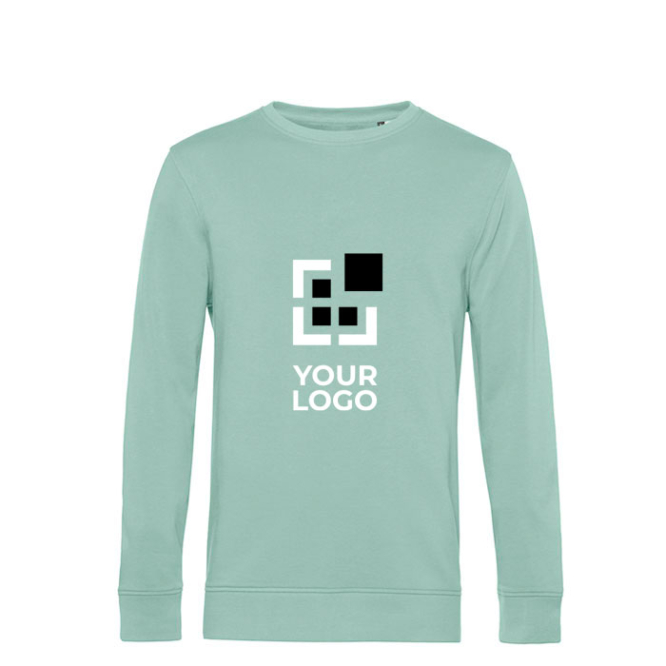 Sweatshirt de gola redonda de algodão orgânico 280 g/m2 B&C vista principal