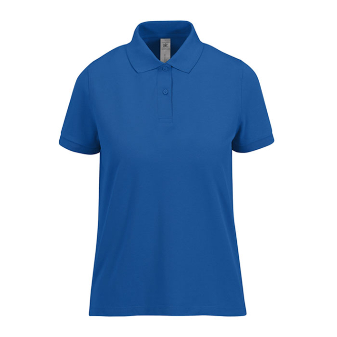 Polo clássico de algodão para mulher de manga curta 180 g/m2 B&C