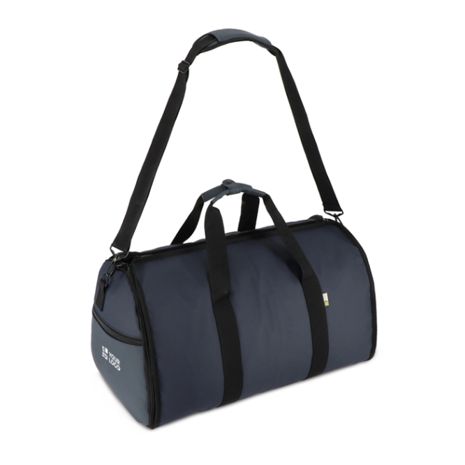 Saco dobrável ideal para viagens com bolso para roupa e asa dupla