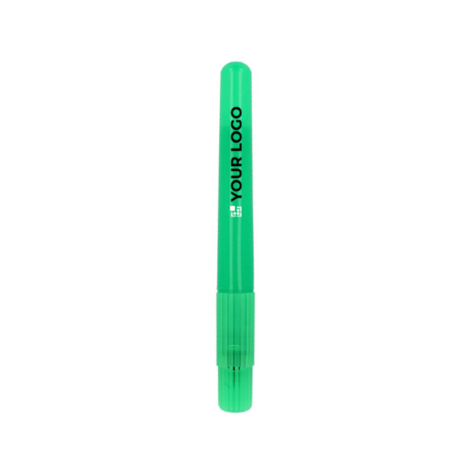 Marca-texto redondo de cores vibrantes para personalizar