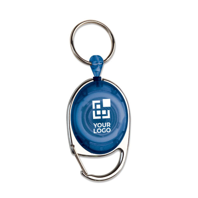 Porta-identificação, várias cores, clip ajustável e fio de 60cm vista principal