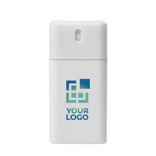 Spray antibacteriano com 62% de álcool com mecanismo de pressão vista principal
